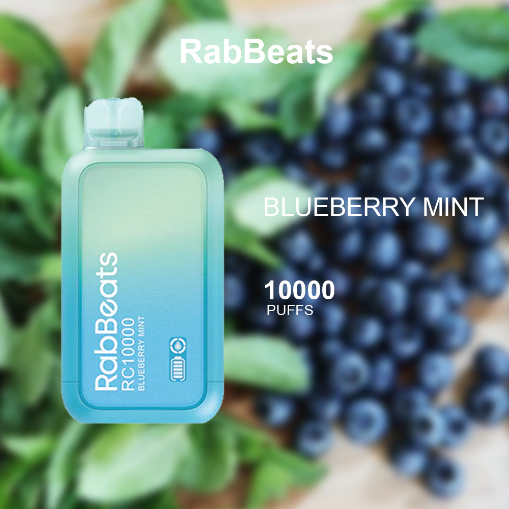 rabbeats bar blueberry mint – 10000 puffs