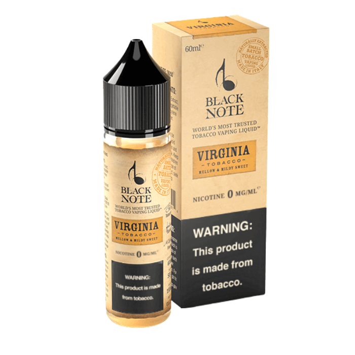 Black Note – Virginia Tobacco (Mellow & Mildly Sweet) 50VG/50PG 60ml