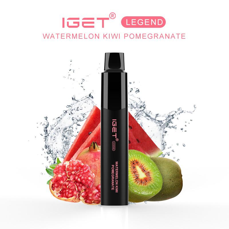 IGET LEGEND WATERMELON KIWI POMEGRANATE – 4000 PUFFS auto draft