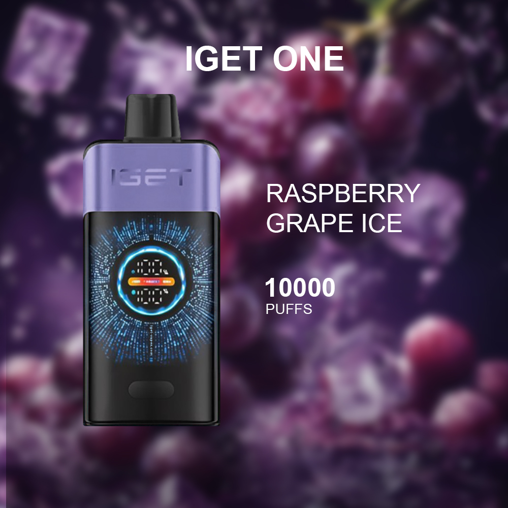 iget one raspberry grape ice – 12000 puffs