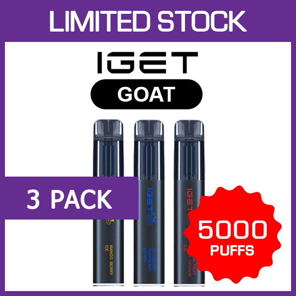goat-pack-3 iget goat – 5000 puffs – 3 pack